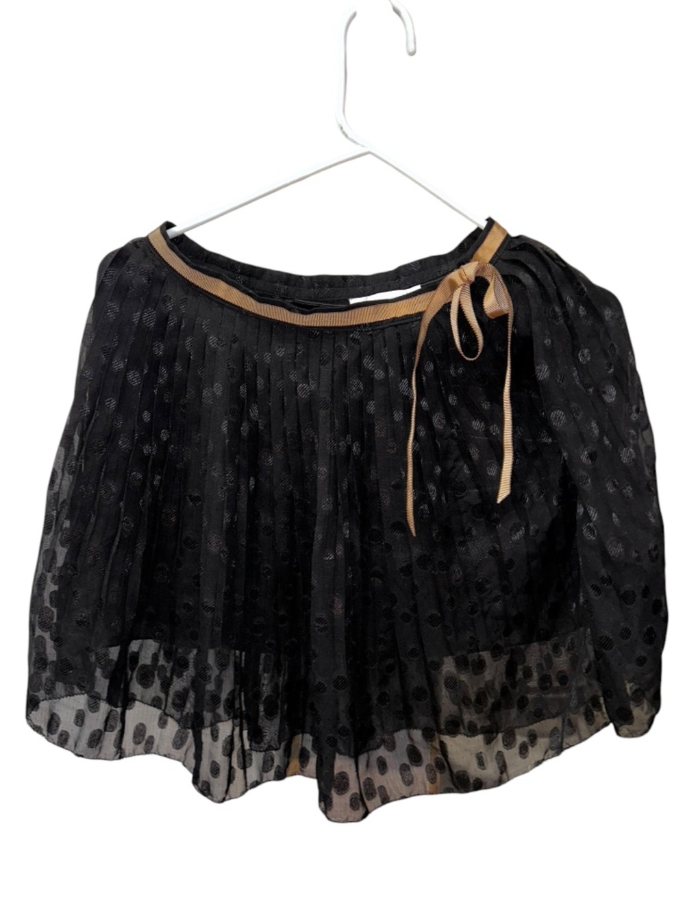 corey lynn Carter anthropologie black polka dot full tulle skirt 2